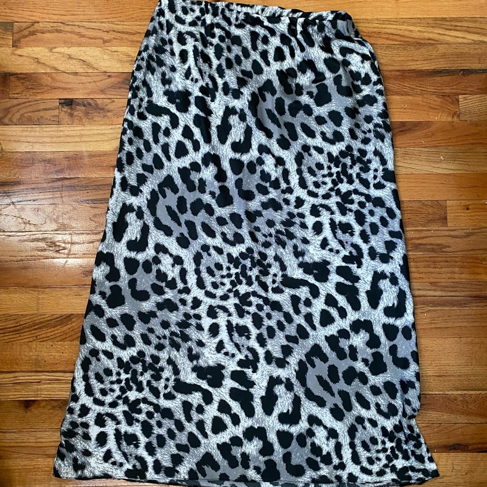 ASOS tall satin skirt